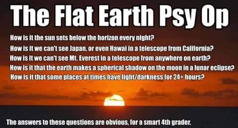 flat earth theory debunked
