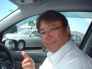 Mr. Saito who went out of his way to take me to Owari-Ichinomiya 