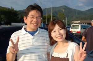 Kohei and Kayo who took me from Kanazawa to Fukui