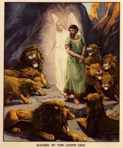 Daniel in the lion's den