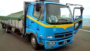 Truck that took me to Odate City, Akita Prefecture