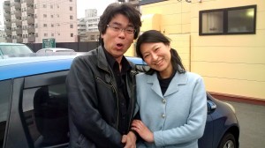 Newly wed couple to Hirosaki from Aomori Chuo