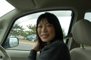 Lady who took me to Katagami City just past Akita City. She went a bit out of her way from me.