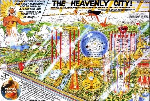 Artist's rendition of the Heavenly City