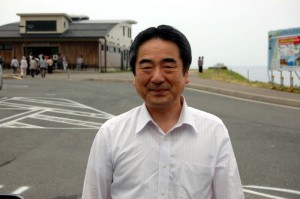 Mr. Saito who took me to Atsumi Onsen in Yamagata. He looks a bit like the current Japanese Prime minister Abe.