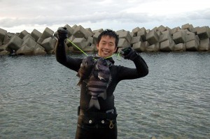 Spearfisher Koichi Takagi