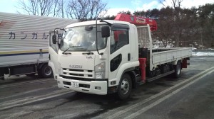 Truck that took me to Chojahara SA in Miyagi Prefecture.