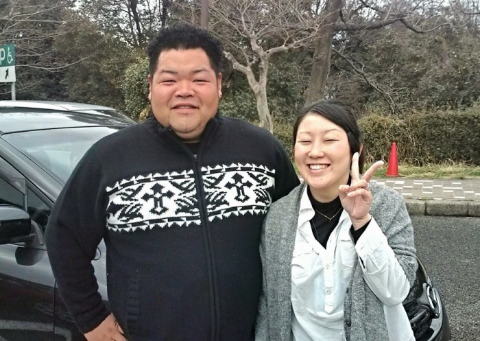 The married couple who took me to Otsu.
