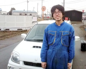 Mr. Washio, the Subaru Car Company worker who previously picked me up two weeks before.