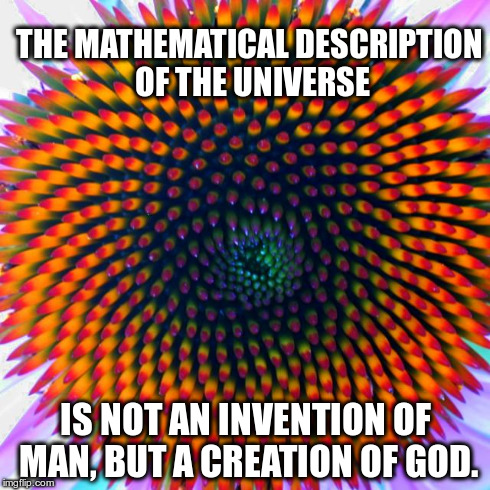 Math is a creation of God