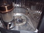 Non electric kerosene heater showing wick