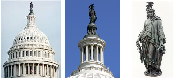 Statue of Freedom on the Capitol Dome