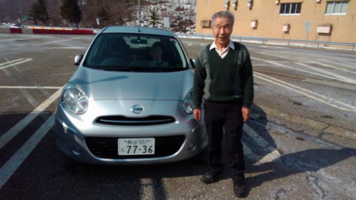 Driver and car that took me to Saitama Prefecture