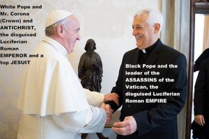 The White Pope with the Black Pope