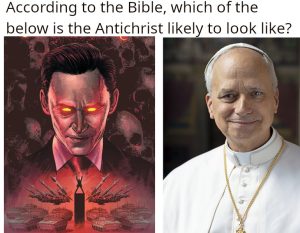 Antichrist modern Pope.