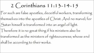 2 Cor 11:13-15