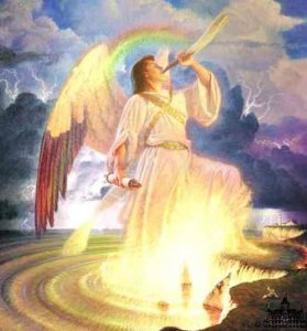 The angel between the earth and the sea.