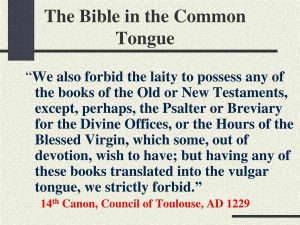 Popery The Enemy and Falsifier of Scripture I. Proofs That The Modern Church Of Rome Is The Enemy Of Scripture. Part 1.